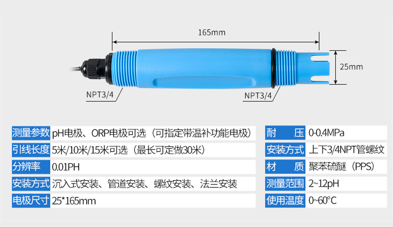 SIN-pH-6001塑壳复合电极