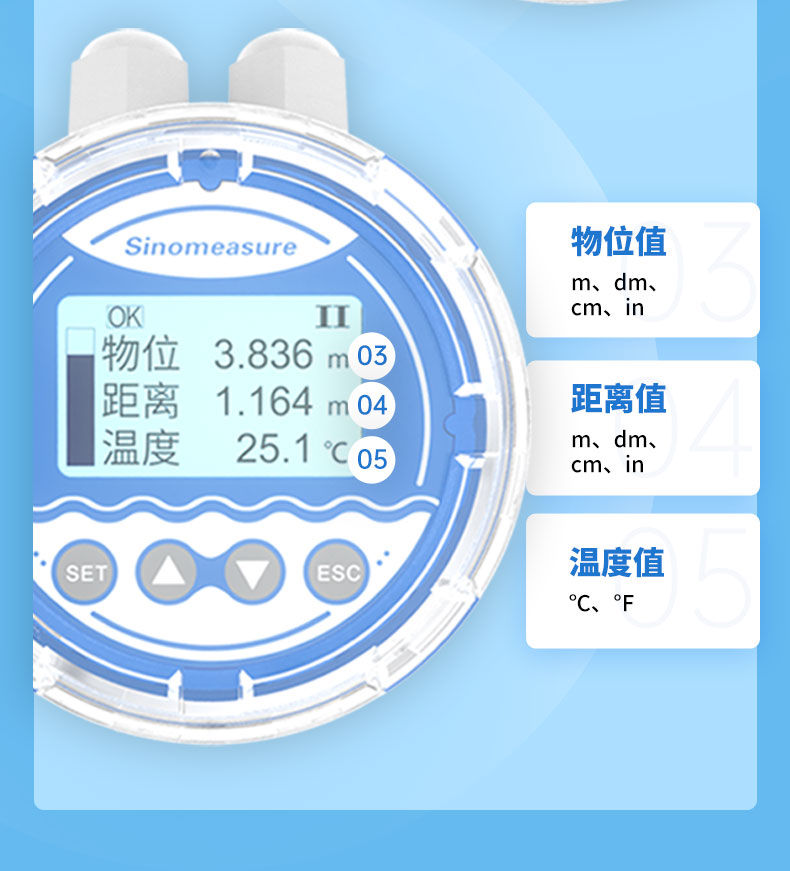 SIN-ZPM小盲区超声波液位计