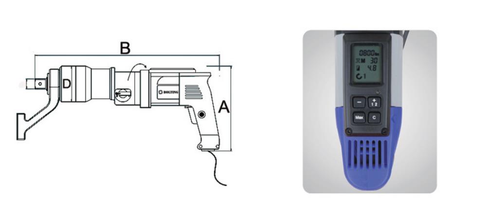 数显数控数字显示电动扳手