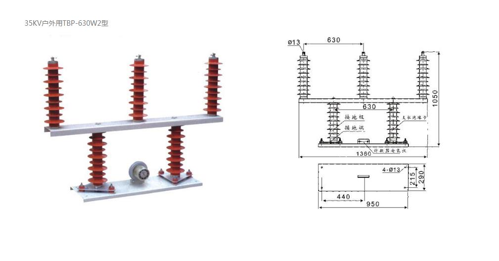 35kV户外用TBP-630W2型过电压保护器