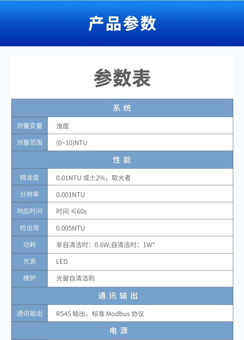 SIN-ADU3100浊度电极在线分析仪