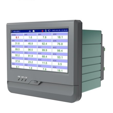 SIN-R8000A_(触摸屏)0.5S高速采集_1-24路   7英寸无纸记录仪