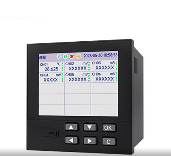 SIN-RN3000-1_18 路万能模拟输入 3.5 英寸彩色液晶屏无纸记录仪