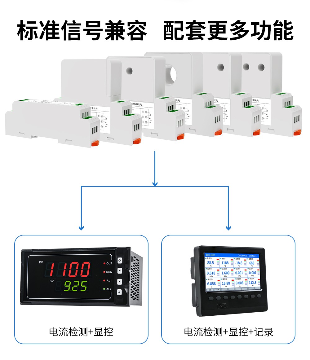 电量变送器_单相/三相_电流/电压/功率