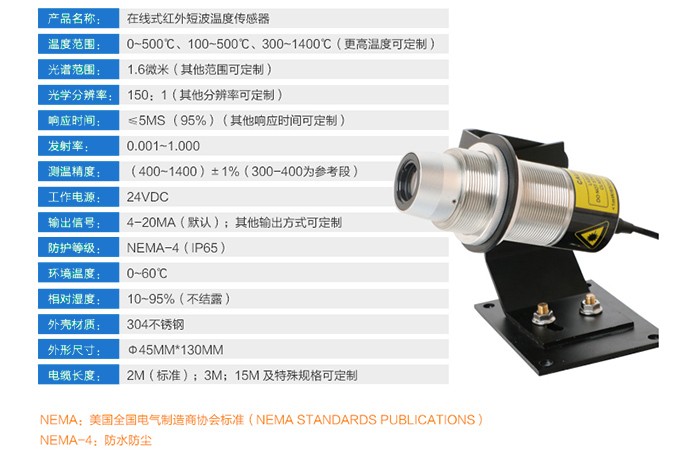 SIN-AS-10_短波红外温度传感器