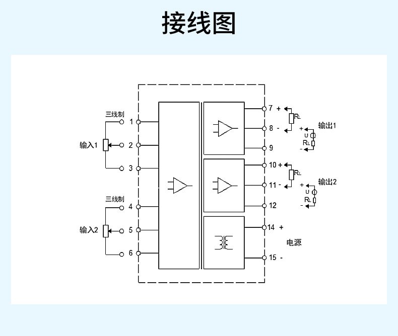 滑线隔离器_电位计_单/双通道电位器变送器