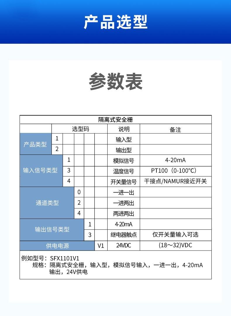 隔离式安全栅_电流/温度/开关量信号_1进1出，1进2出，2进2出