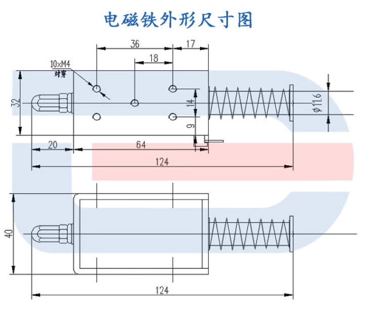 VS1分合闸线圈 ZN63分合闸电磁铁DC220V 130欧 插件