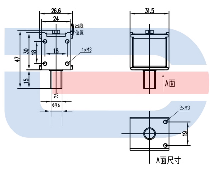 闭锁电磁铁 线圈电压直流DC220V 或 110V 48V高压PT手车闭锁