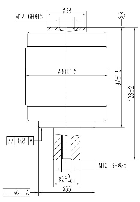 接触器用真空开关管 TJ040K