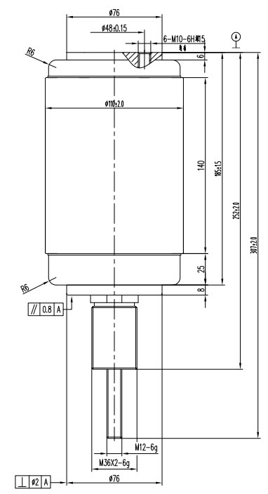 12KV固封极柱用真空开关管 TD368G