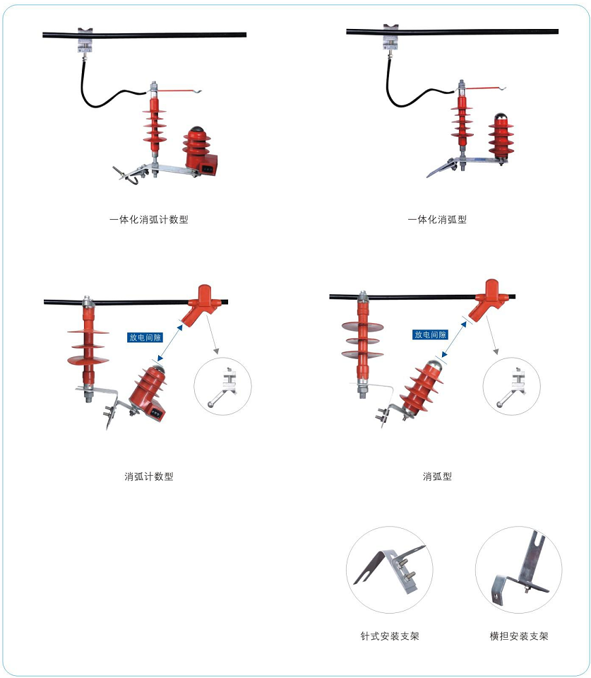 10kv交流系统用消弧型(消弧计数型)过电压保护装置