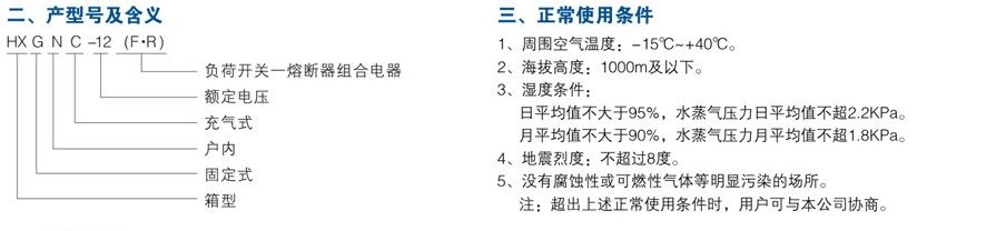 HXGN（C）-12型充气式开关柜