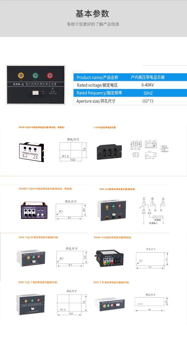 DXN8-Q户内高压带电显示器