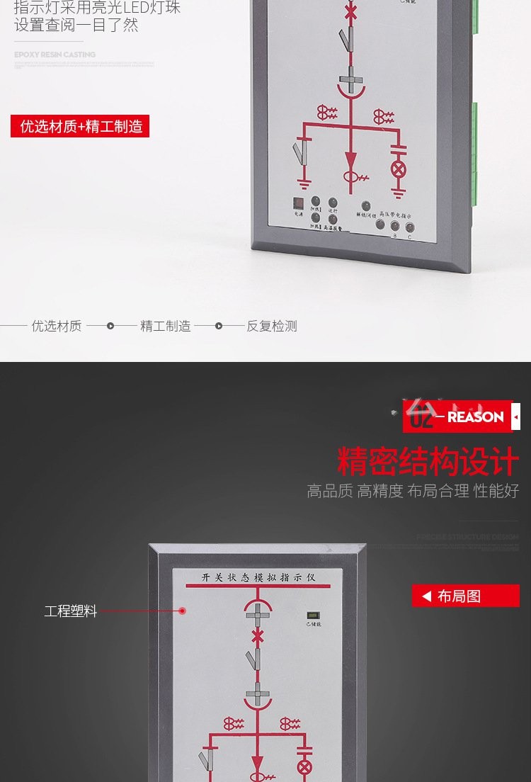 开关状态综合显示仪