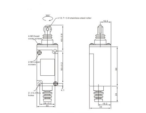 HL-5220行程开关   HL系列