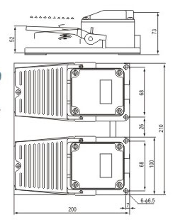 FS-802脚踏开关