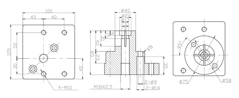 下出线座（左右）VS1-12/1250A 230相距