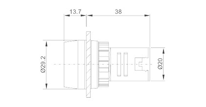 闪光蜂鸣器（短款）信号指示灯