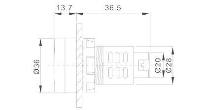 闪光蜂鸣器（短款）信号指示灯