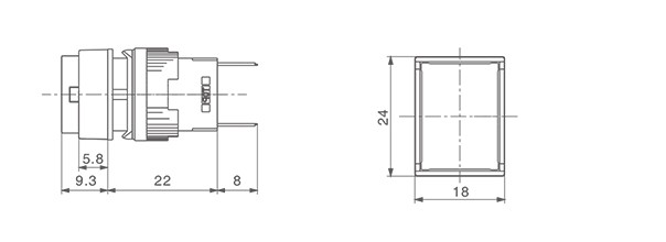 HBDS1-AY-D/△/▲圆、方型信号指示灯