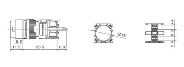 HBDS1-BY-D/△/▲圆、方型信号指示灯