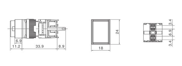 HBDS1-BY-D/△/▲圆、方型信号指示灯