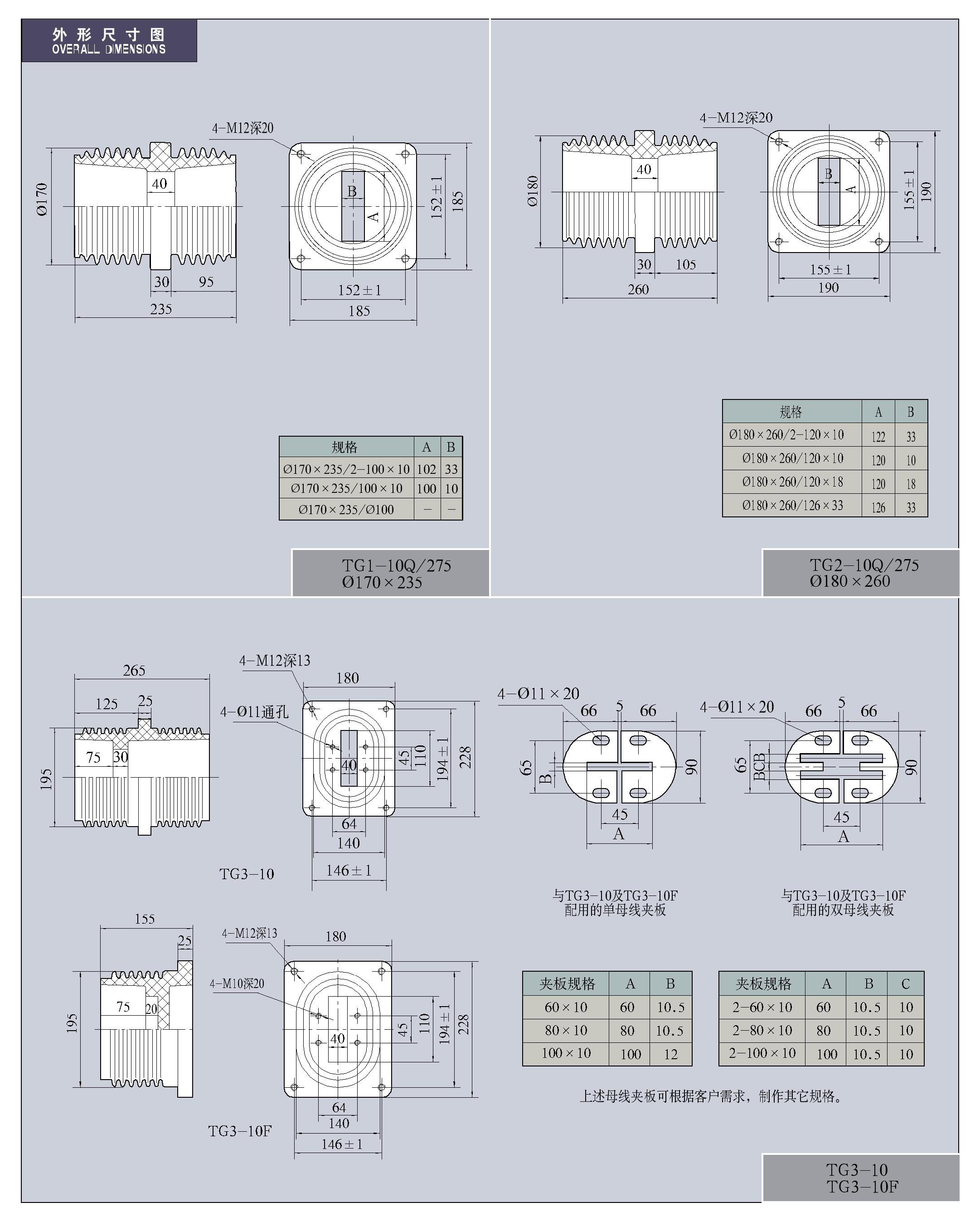 TG1-10（Q）系列绝缘套管