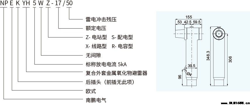 12/24kV 欧式避雷器电缆附件