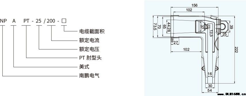 PT肘型头电缆附件